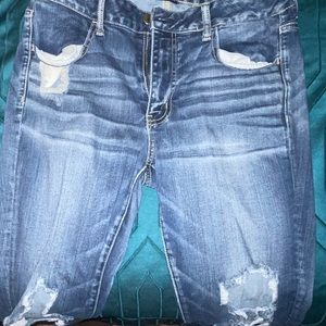 American Eagle Ripped Skinny Jeans